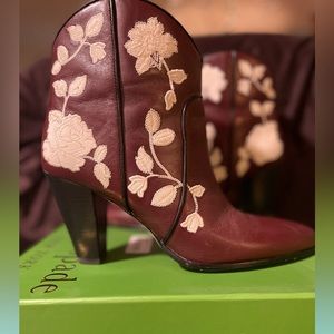 Kate Spade Dalton Booties - Burgundy
